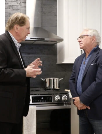 Peter Weedfald talking to Technology Designer on the Sharp Dishwasher